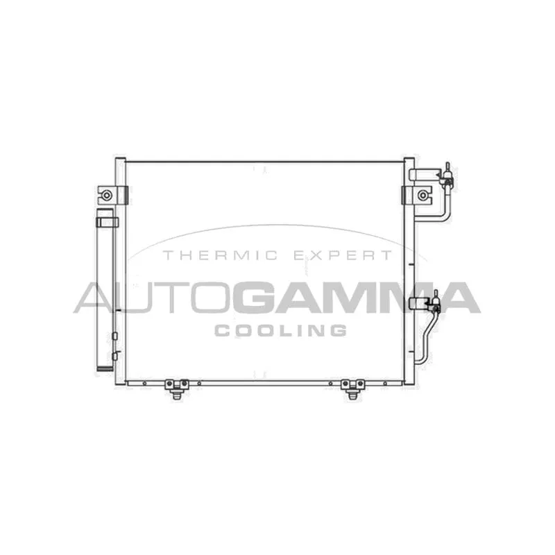 Condenseur, climatisation AUTOGAMMA 105343