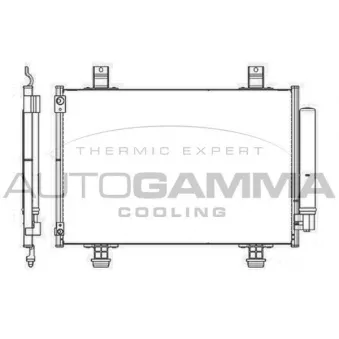 Condenseur, climatisation AUTOGAMMA 105345