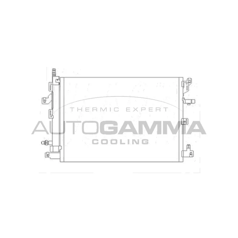 Condenseur, climatisation AUTOGAMMA 105347