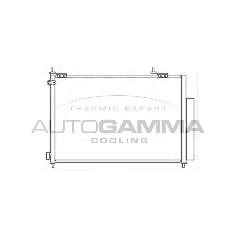 Condenseur, climatisation AUTOGAMMA 105350
