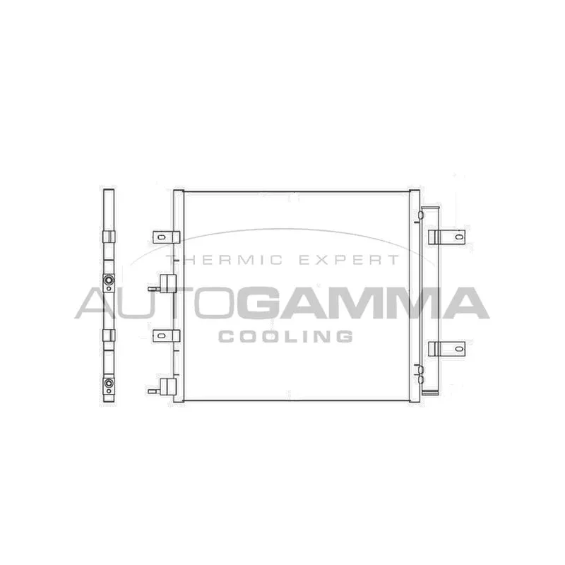 Condenseur, climatisation AUTOGAMMA 105351