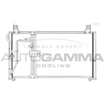 Condenseur, climatisation AUTOGAMMA 105353