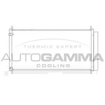 Condenseur, climatisation AUTOGAMMA 105354