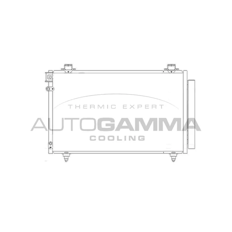 Condenseur, climatisation AUTOGAMMA 105356