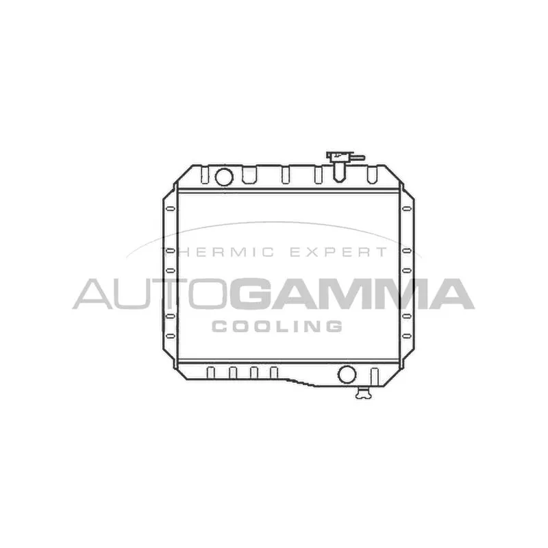 Radiateur, refroidissement du moteur AUTOGAMMA 105362