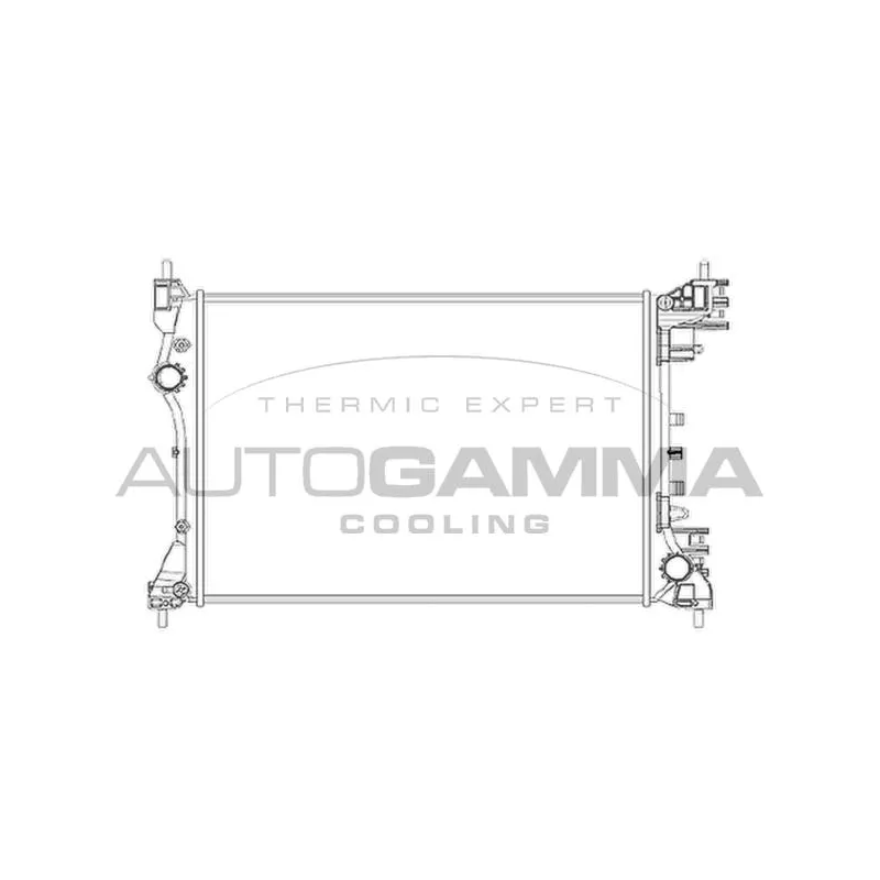 Radiateur, refroidissement du moteur AUTOGAMMA 105365