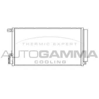 Condenseur, climatisation AUTOGAMMA 105366