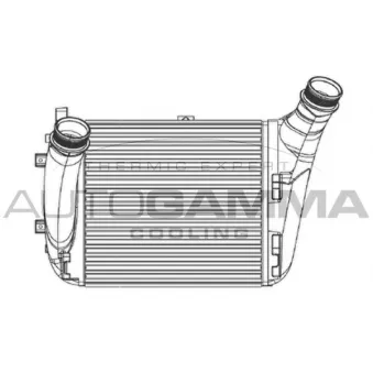 Intercooler, échangeur AUTOGAMMA 105368