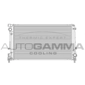 Radiateur, refroidissement du moteur AUTOGAMMA 105370