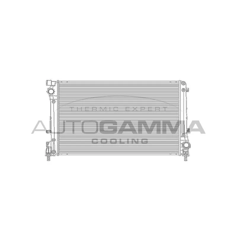 Radiateur, refroidissement du moteur AUTOGAMMA 105370