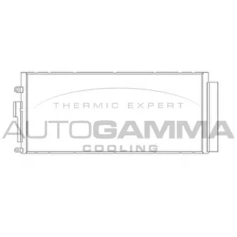 Condenseur, climatisation AUTOGAMMA 105373