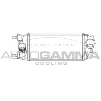 Intercooler, échangeur AUTOGAMMA 105374