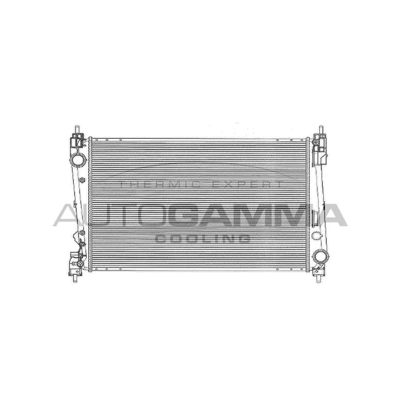 Radiateur, refroidissement du moteur AUTOGAMMA 105375