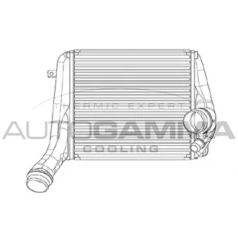 Intercooler, échangeur AUTOGAMMA 105377