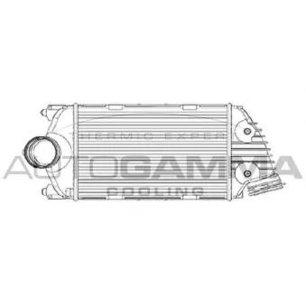 Intercooler, échangeur AUTOGAMMA 105378