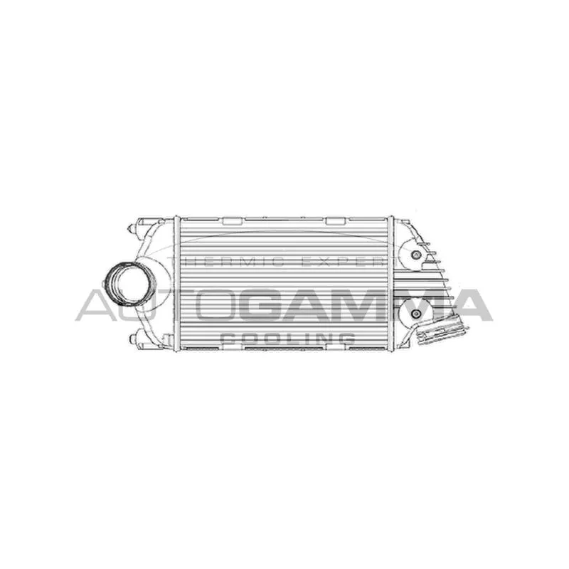 Intercooler, échangeur AUTOGAMMA 105378