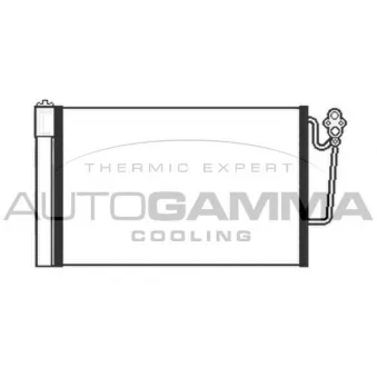 Condenseur, climatisation AUTOGAMMA 105380
