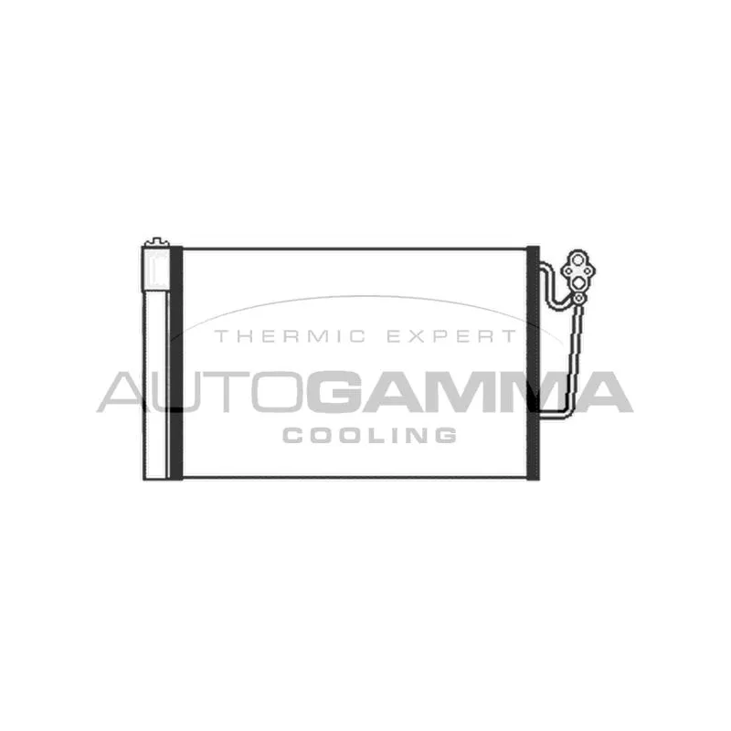 Condenseur, climatisation AUTOGAMMA 105380