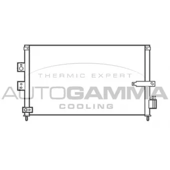 Condenseur, climatisation AUTOGAMMA 105381