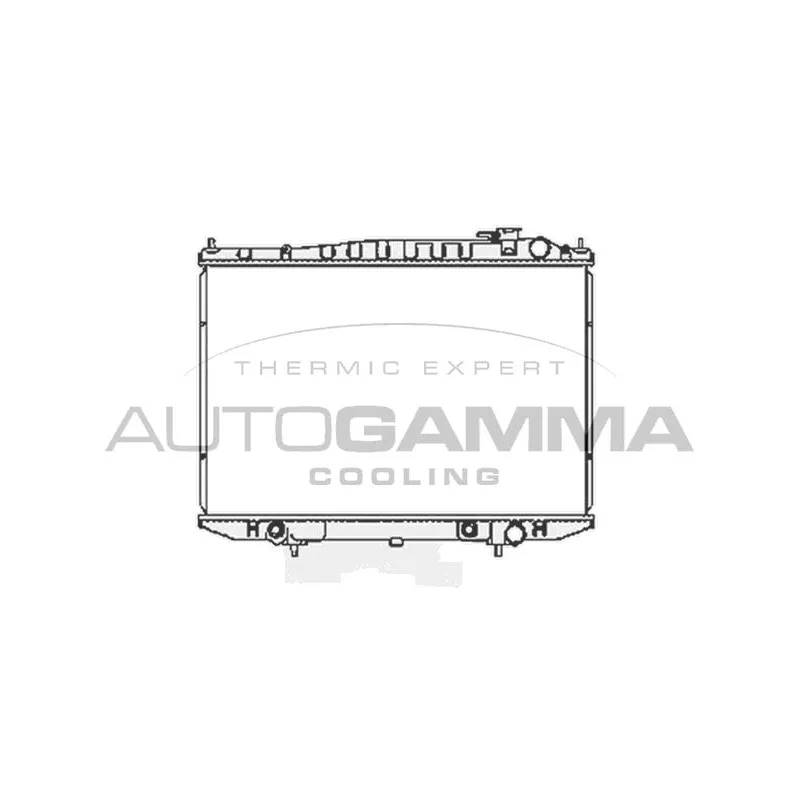 Radiateur, refroidissement du moteur AUTOGAMMA 105388