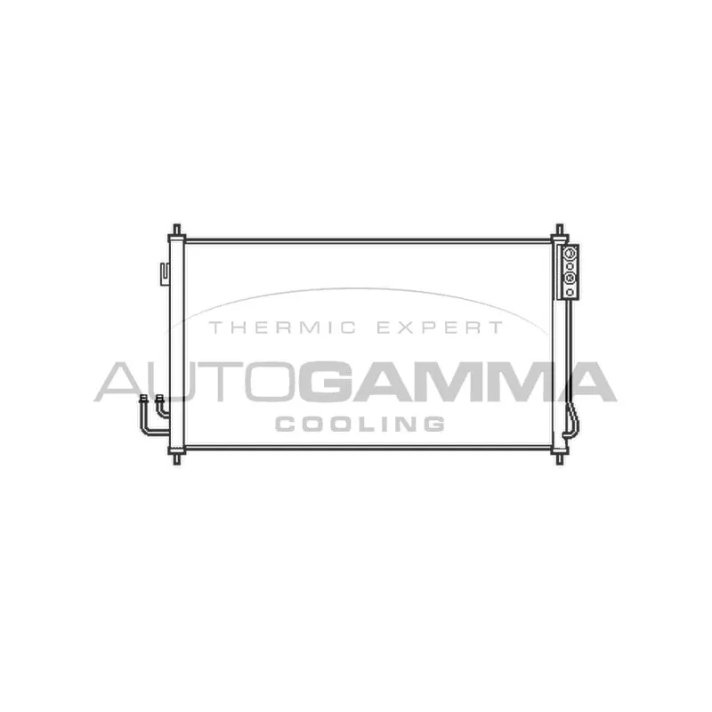 Condenseur, climatisation AUTOGAMMA 105404