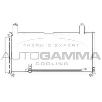 Condenseur, climatisation AUTOGAMMA 105406