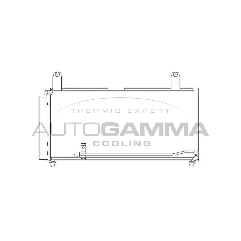Condenseur, climatisation AUTOGAMMA 105406