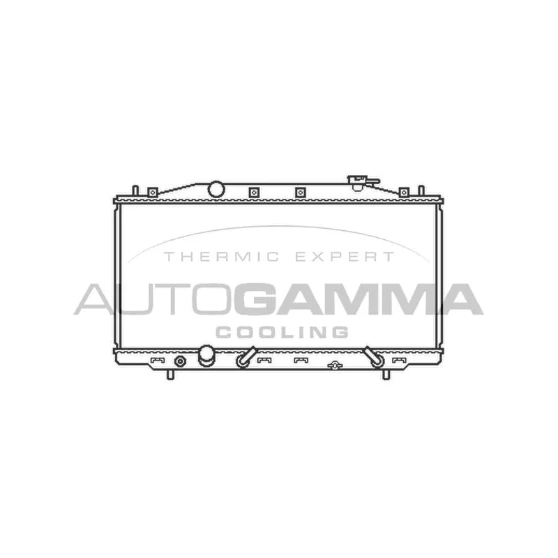 Radiateur, refroidissement du moteur AUTOGAMMA 105407