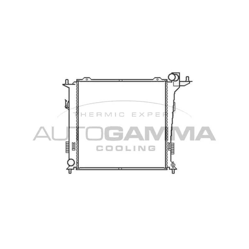 Radiateur, refroidissement du moteur AUTOGAMMA 105408
