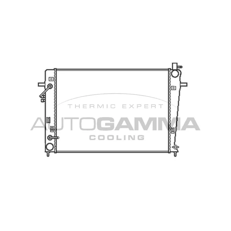 Radiateur, refroidissement du moteur AUTOGAMMA 105409
