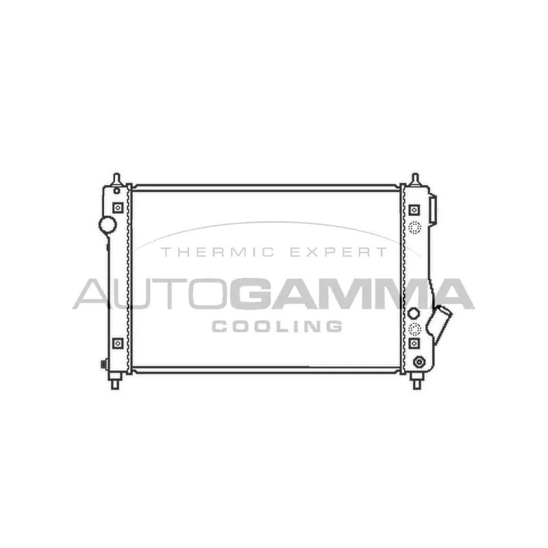 Radiateur, refroidissement du moteur AUTOGAMMA 105410