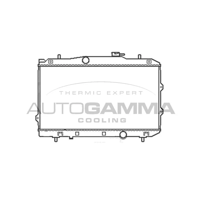 Radiateur, refroidissement du moteur AUTOGAMMA 105411
