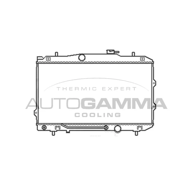 Radiateur, refroidissement du moteur AUTOGAMMA 105412