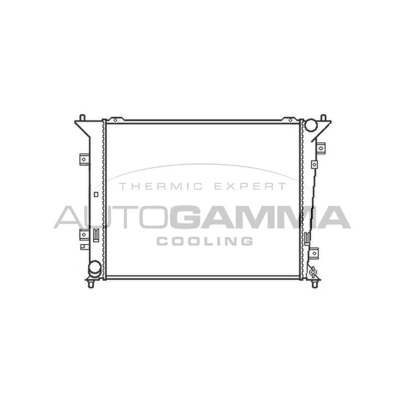 Radiateur, refroidissement du moteur AUTOGAMMA 105413