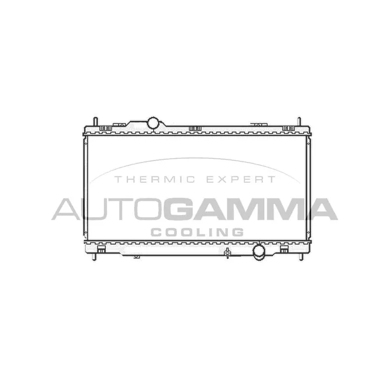 Radiateur, refroidissement du moteur AUTOGAMMA 105414