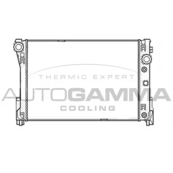 Radiateur, refroidissement du moteur AUTOGAMMA 105415