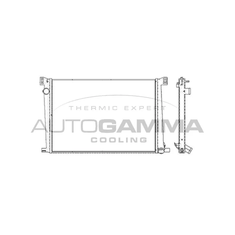 Radiateur, refroidissement du moteur AUTOGAMMA 105416