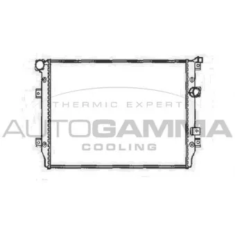 Radiateur, refroidissement du moteur AUTOGAMMA 105418