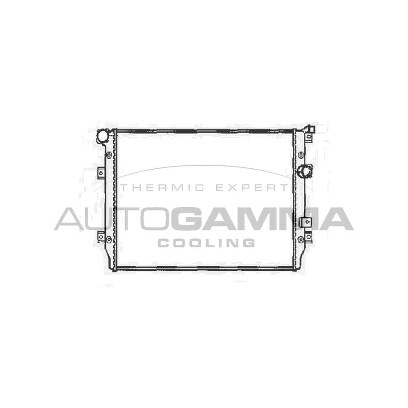 Radiateur, refroidissement du moteur AUTOGAMMA 105418