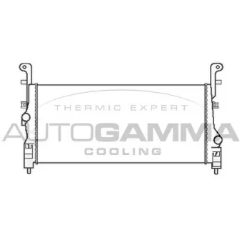 Intercooler, échangeur AUTOGAMMA 105421