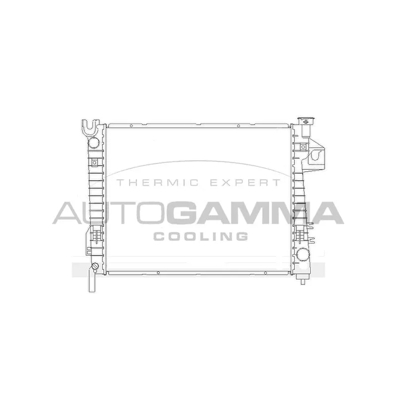 Radiateur, refroidissement du moteur AUTOGAMMA 105423
