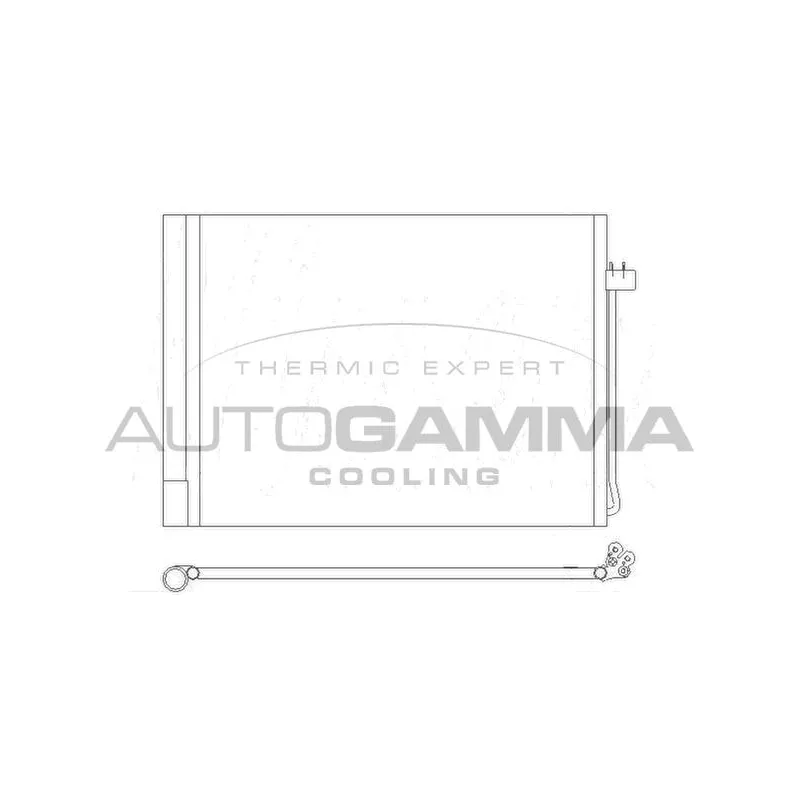 Condenseur, climatisation AUTOGAMMA 105424
