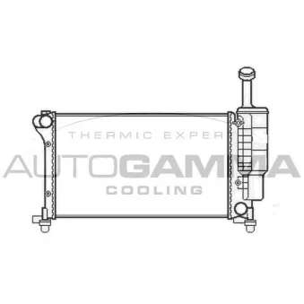 Radiateur, refroidissement du moteur AUTOGAMMA 105428