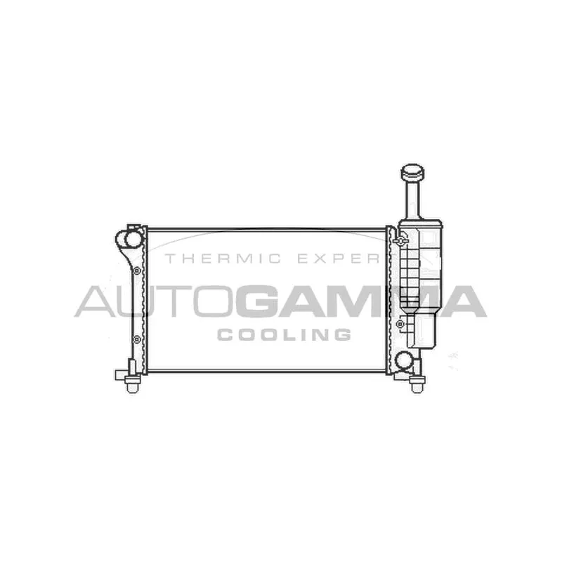 Radiateur, refroidissement du moteur AUTOGAMMA 105428