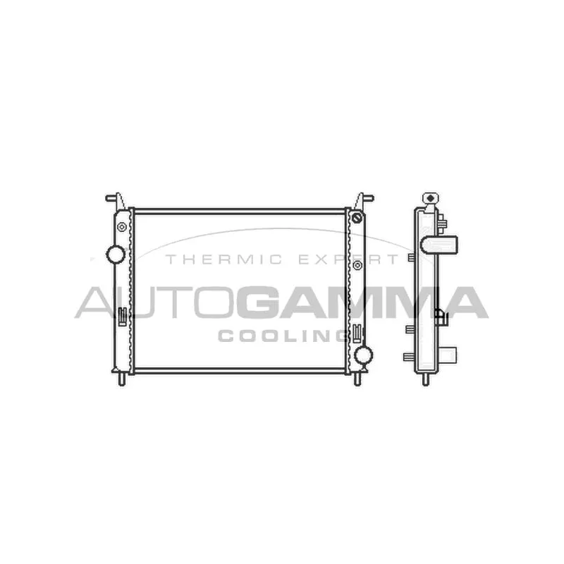 Radiateur, refroidissement du moteur AUTOGAMMA 105429
