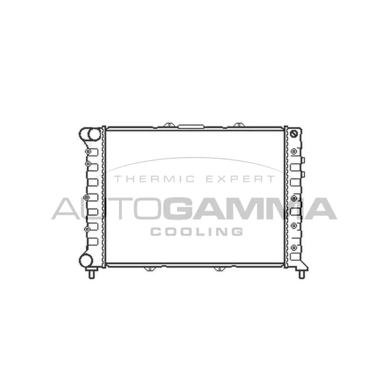 Radiateur, refroidissement du moteur AUTOGAMMA 105432