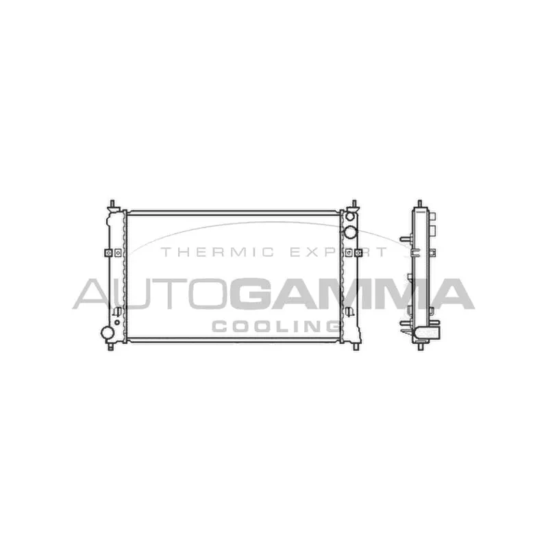 Radiateur, refroidissement du moteur AUTOGAMMA 105435
