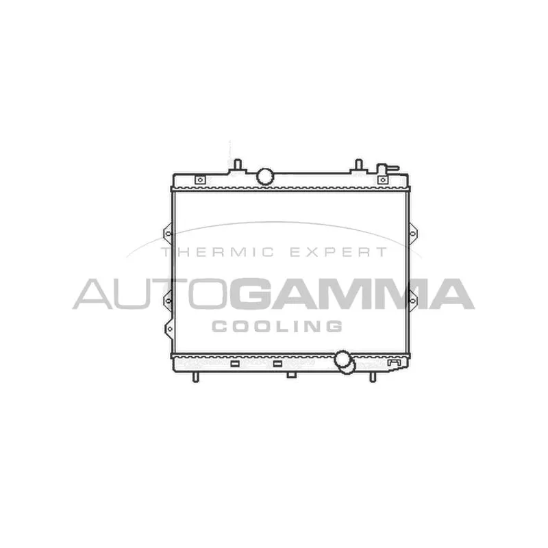 Radiateur, refroidissement du moteur AUTOGAMMA 105437