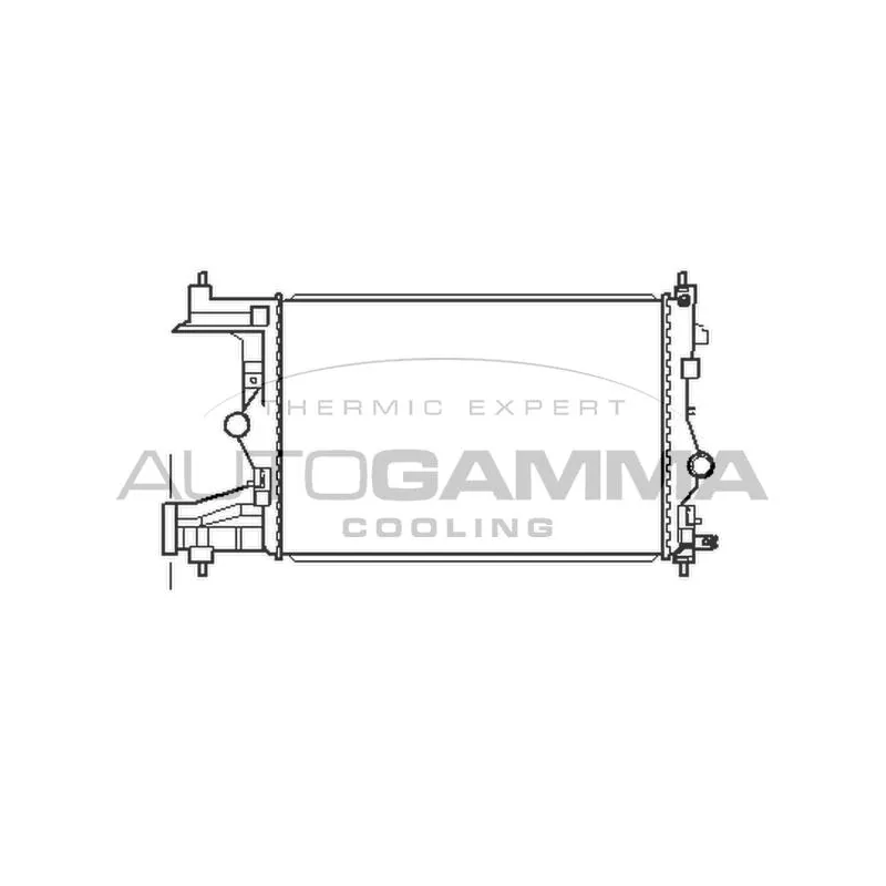 Radiateur, refroidissement du moteur AUTOGAMMA 105444