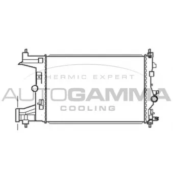Radiateur, refroidissement du moteur AUTOGAMMA 105446